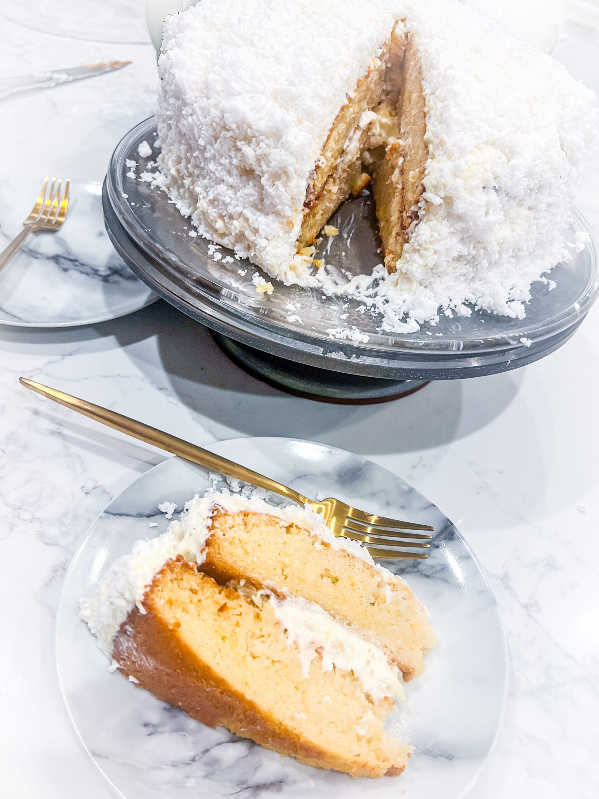 Southern Coconut Layered Cake